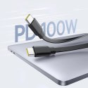 Kabel zwijany Baseus Free2Pull Mini 100W 3w1 USB-C - 2xUSB-C 1.2m - czarny