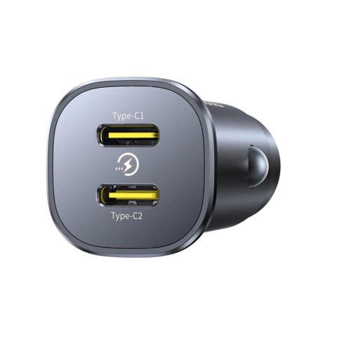 Ładowarka samochodowa Baseus GoTrip 2 x USB-C 30W - czarna