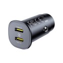 Ładowarka samochodowa Baseus GoTrip 2 x USB-C 30W - czarna