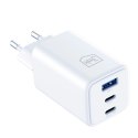 Ładowarka sieciowa USB-C USB-A 3mk Hyper GaN PD Charger 65W™ - biała