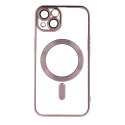 Nakładka Color Chrome Mag do Samsung Galaxy A37 5G różowo-złota