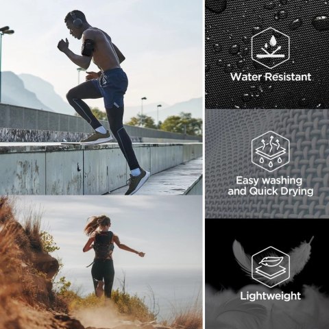 Armband Spigen Dynamic Shield A702 na ramię - czarny