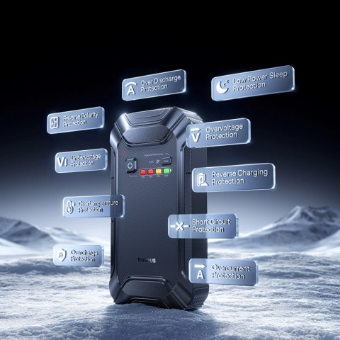 Jump starter Baseus PrimeTrip VJ1 12000mAh - czarny