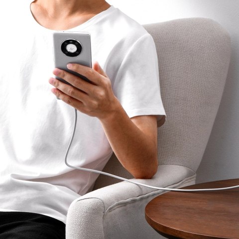 Kabel Baseus Superior Series 100W USB-A - USB-C 0,25m - biały