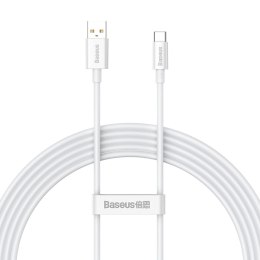 Kabel Baseus Superior Series USB-A - USB-C 100W 1m - biały