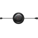 Kabel zwijany Baseus Free2Draw Retractable Crystal 100W 3w1 USB-A - MicroUSB/Lightning/USB-C 1,1m - czarny