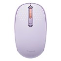 Myszka bezprzewodowa Baseus F01B 2.4GHz + Bluetooth 3.0 + 5.0 - fioletowa