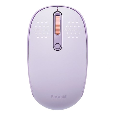Myszka bezprzewodowa Baseus F01B 2.4GHz + Bluetooth 3.0 + 5.0 - fioletowa