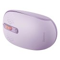 Myszka bezprzewodowa Baseus F01B 2.4GHz + Bluetooth 3.0 + 5.0 - fioletowa