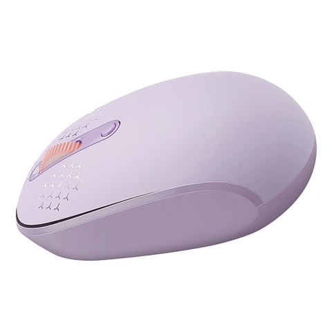 Myszka bezprzewodowa Baseus F01B 2.4GHz + Bluetooth 3.0 + 5.0 - fioletowa