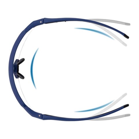 Okulary rowerowe Rockbros 10174 UV400 - niebieskie