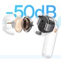 Słuchawki bezprzewodowe Baseus Bass BP1 Pro TWS Bluetooth douszne - białe