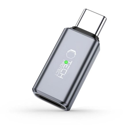 Adapter Tech-Protect UltraBoost Type-C to Lightning - szary