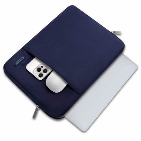 Etui Tech-Protect Sleevy Laptop 13-14 - granatowe