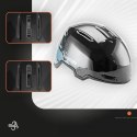 Kask narciarski Qunature 10130003004 z nausznikami snowboard rozmiar M - czarny