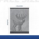 Komin narciarski Qunature 11230014001 bandana sportowa rozmiar uniwersalny - szary