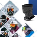 Komin narciarski Qunature 11230014002 bandana sportowa rozmiar uniwersalny - czarna