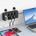Listwa zasilająca Tech-Protect PC6X6 6 gniazd 240V + 3xUSB-A + 3xUSB-C 200cm - czarna