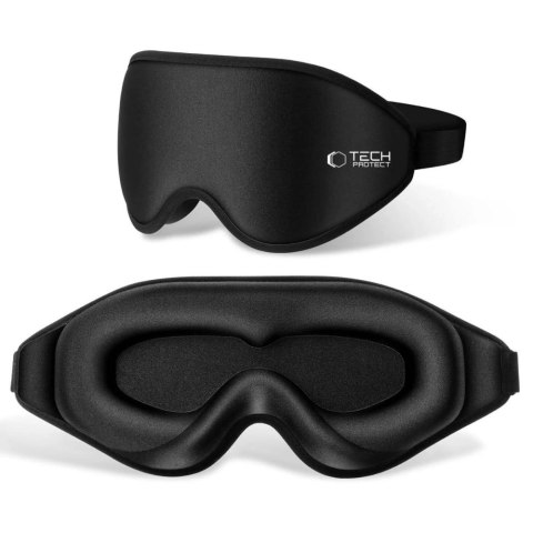 Maska do spania Tech-Protect Eyeshade Sleep Mask - czarna