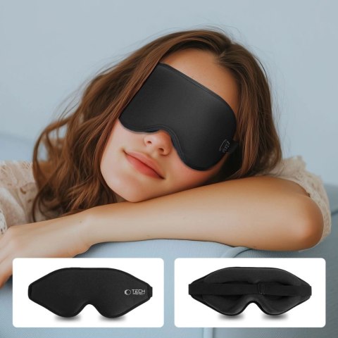 Maska do spania Tech-Protect Eyeshade Sleep Mask - czarna