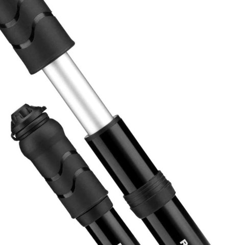 Pompka rowerowa Rockbros 810PCS-HP mini ręczna z wężykiem Presta & Schrader - czarna