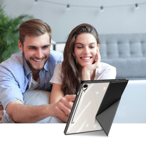 Etui Dux Ducis Magi z uchwytem na rysik na Samsung Galaxy Tab S10 FE/S9/S9 FE - czarne