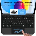 Etui Tech-Protect Smartcase Magnetic z klawiaturą na iPad 10.9" 2022 / iPad 11" 2025 - czarne