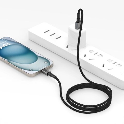 Kabel Tech-Protect Ultraboost DNA USB-A / Lightning 12W/2.4A 25 cm - szary