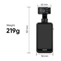 Kamera Ordro Pocket M5 z 3-osiowym gimbalem, 5K, do vlogowania i YouTube - czarna