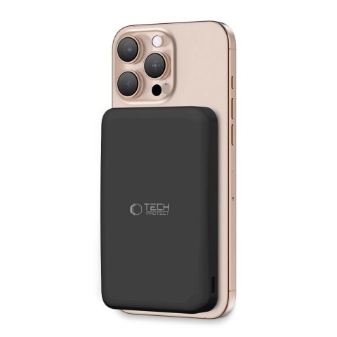 Powerbank Tech-Protect PB24 LifeMag QI2 MagSafe 10000 mAh - czarny