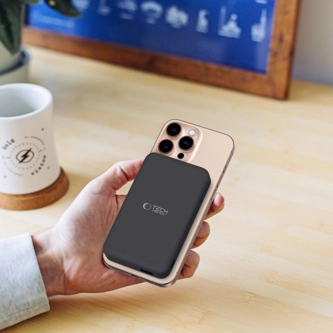 Powerbank Tech-Protect PB24 LifeMag QI2 MagSafe 10000 mAh - czarny
