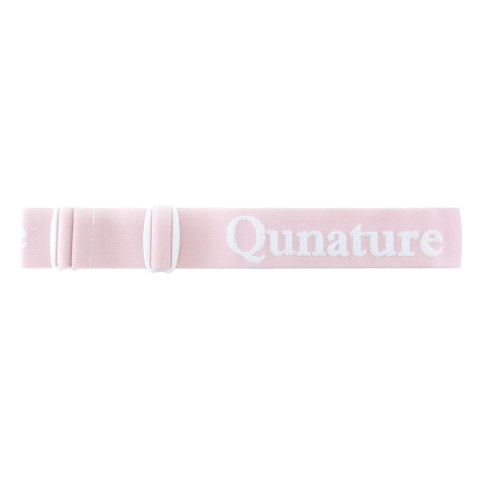 Gogle narciarskie Qunature Pink bezramkowe - różowe