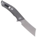 Nóż składany Bestech Cubis Black Micarta, Stonewashed/Satin D2 (BG42A)