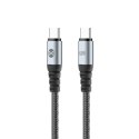 Forever kabel Braix USB-C - USB-C 1,0 m 60W czarny