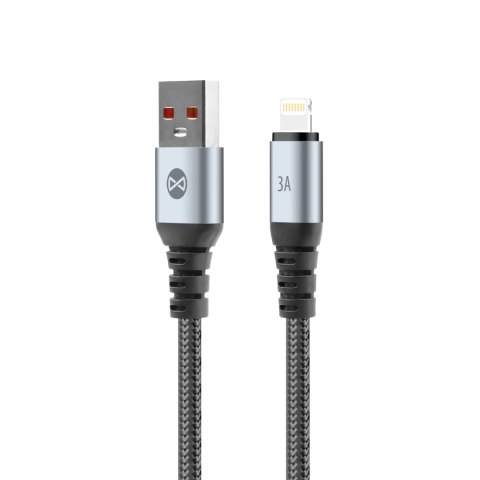 Forever kabel Braix USB - Lightning 1,0 m 3A czarny