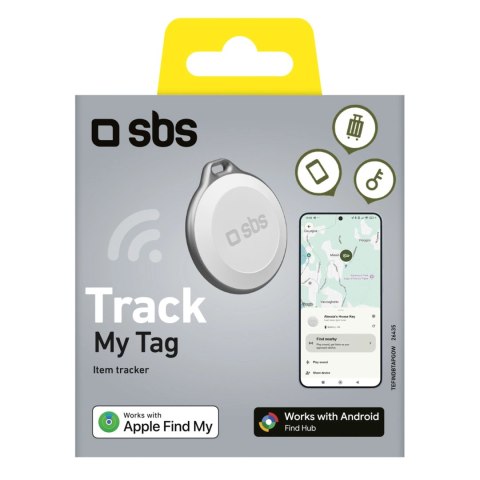 Lokalizator SBS Track My Tag uniwersalny tracker - biały