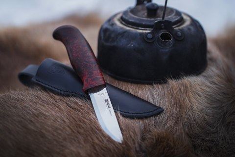 Nóż Helle Allmenn bushcraft brzoza kręcona skandi 12C27