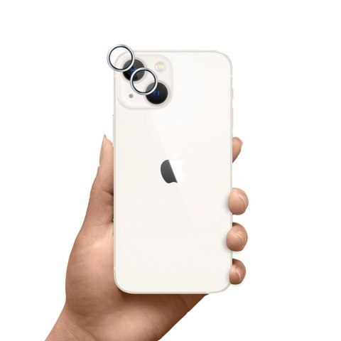 Szkło na obiektyw 3mk HARDY Lens Protection Pro do Apple iPhone 13 Mini / 13 - srebrne