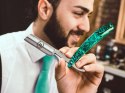 Boker Manufaktur Solingen Brzytwa 6/8 Abalone French Point