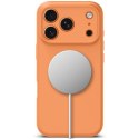 Etui Tech-Protect Silicone MagSafe na iPhone 17 Pro Max - pomarańczowe