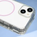 Nakładka Anti Shock Thin Mag do Samsung Galaxy S25 FE różowa
