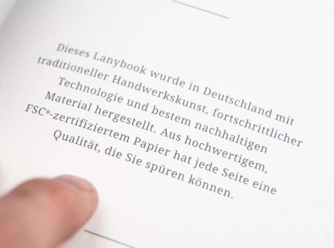 Boker Manufaktur Solingen Lanybook Large Notes FSC