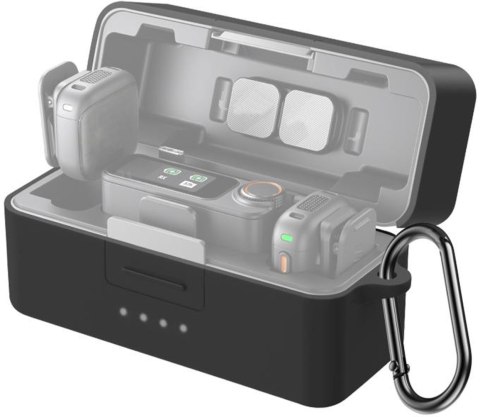 Silikonowy Pokrowiec Ochronny na Etui Ładujące PULUZ do DJI Mic 3 (Czarny)