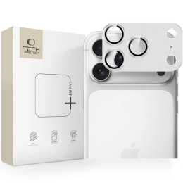 Szkło na obiektyw Tech-Protect Camfull Fit+ na iPhone 17 Pro - srebrne