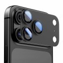 Szkło na obiektyw Tech-Protect Camfull Fit+ na iPhone 17 Pro - srebrne