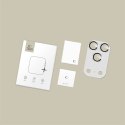 Szkło na obiektyw Tech-Protect Camfull Fit+ na iPhone 17 Pro - srebrne
