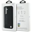 Etui BMW Leather Big Wordmark na Samsung Galaxy S25 - czarne