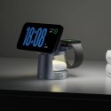 Ładowarka bezprzewodowa Tech-Protect QI2.2-25W-A48 3in1 magnetyczna - granatowa
