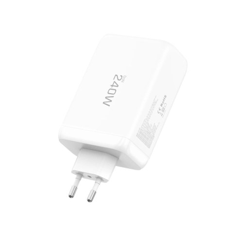 Ładowarka sieciowa Tech-Protect NC240W-GaN 4-Porty 240W - biała