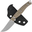 Nóż Bestech Heidiblacksmith #3 Upswept Green Canvas Micarta, Satin 14C28N by Heidi (BFK08C)